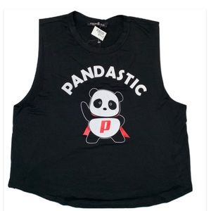 Hippie Chick Pandasatic Sleeveless Top